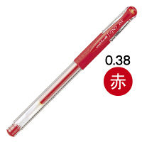 ゲルインクボールペン ユニボールシグノ 極細 0.38ミリ 赤 10本 キャップ式 UM151.15 三菱鉛筆uniユニ
