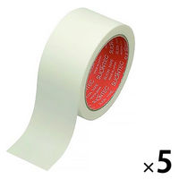 マクセル スリオンテック カットライトテープ No.3460 0.12mm厚 幅50mm×長さ25m 白（半透明） 1セット（5巻：1巻×5）