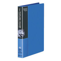 コクヨ ポストカードホルダー 固定式 A6-S 30ポケット 青 ハセ-20NB 1冊（直送品）