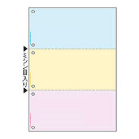 ヒサゴ　マルチプリンタ帳票（FSC）　FSC2013Z　A4　カラー3面6穴　1箱（1200枚入）