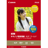 キヤノン　写真用紙　光沢ゴールドA4　GL-101A4100　1冊（100枚入）