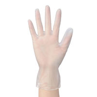 【使いきりビニール手袋】「現場のチカラ」 使いきりプラスチック手袋 粉なし S 1箱（100枚入） アスクル オリジナル