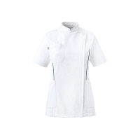 ミズノ ユナイト ケーシージャケット（女性用） ホワイト M MZ0048 医療白衣 ナースジャケット 1枚（取寄品）
