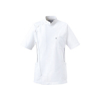 ミズノ ユナイト ケーシージャケット（男性用） ホワイト 3L MZ-0049 医療白衣 1枚（取寄品）