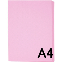 アスクル　カラーペーパー　A4　ピンク　1箱（500枚×10冊入）  オリジナル
