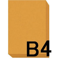 アスクル　カラーペーパー　B4　オレンジ　1箱（500枚×5冊入）  オリジナル