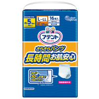 アテント　さらさらパンツ長時間お肌安心　L～LL　男女共用　1パック（16枚入）　大王製紙　エリエール