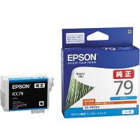 エプソン（EPSON） 純正インク ICC79 シアン IC79シリーズ 1個
