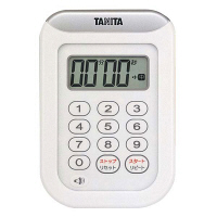 タニタ　丸洗いタイマー　100分計　TD-378　ホワイト　8644720　EBM　（取寄品）