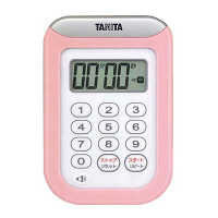 タニタ　丸洗いタイマー　100分計　TD-378　ピンク　8644730　EBM　（取寄品）