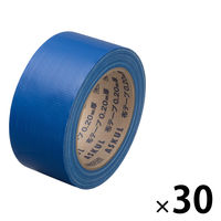【ガムテープ】 現場のチカラ カラー布テープ 0.20mm厚 幅50mm×長さ25m 青 アスクル 1箱（30巻入）  オリジナル