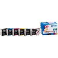 エプソン（EPSON） 純正インク IC6CL51 小容量タイプ 1パック（6色入）（直送品）