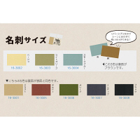 ササガワ タカ印 カード 名刺大 ライトオリーブ 16-3003 1セット（150枚：30枚入×5袋）（取寄品）