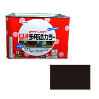 アサヒペン 油性多用途カラー 5L （黒） 9016538（直送品）