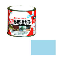 アサヒペン 油性多用途カラー 1/5L （水色） 9016564（直送品）
