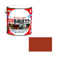 アサヒペン 油性多用途カラー 0.7L （赤さび） 9016607（直送品）