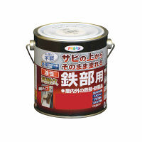 アサヒペン 油性高耐久鉄部用 0.7L （赤） 9017845（直送品）