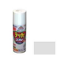 アサヒペン アスペンラッカースプレー 420mL （シルバーグレー） 9010058（直送品）