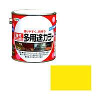 アサヒペン 油性多用途カラー 0.7L （黄色） 9016620（直送品）