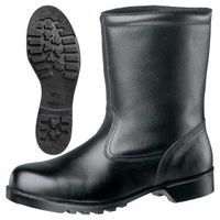 ミドリ安全 JIS規格 安全靴 半長靴 V2400N 静電 24.5cm ブラック 1040051608 1足（直送品）