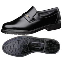 ミドリ安全 通気底 紳士靴 MG1320 静電 24.5cm ブラック 1170052008 1足（直送品）