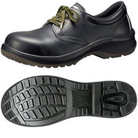 ミドリ安全 JIS規格 女性用 安全靴 短靴 プレミアムコンフォート LPM210 静電 ブラック