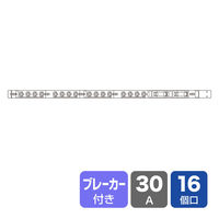 サンワサプライ サーバーラック用コンセント 19インチ用 IEC C13/16個口/3m/200V・30A TAP-SV23016（直送品）