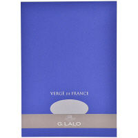 G.LALO（G.ラロ） ヴェルジェ・ド・フランス 便箋 A4 ライトグレー gl12728 2セット（100枚：50枚入×2）（直送品）