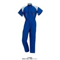 ヤマタカ 半袖夏ツナギ服 ライトネイビー/ライトグレー 3L 411ー2ー3L 411-2-3L 1枚（直送品）