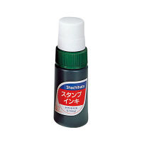 シヤチハタ スタンプインキ（ゾルスタンプ台専用） 小瓶 緑 S-1ミドリ（取寄品）