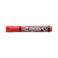 シヤチハタ 乾きまペン 油性マーカー 太字・角芯 赤 K-199Nアカ（取寄品）