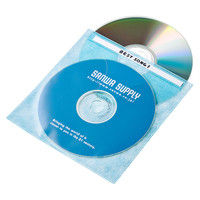 サンワサプライ DVD・CD不織布ケース（5色ミックス） FCD-FN100MXN 1セット（100枚入り）（直送品）