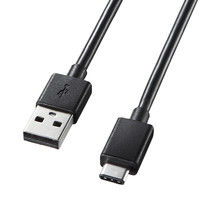 サンワサプライ Type C USB2.0標準ケーブル Aオス-Type-Cオス ブラック 3m KU-CA30 1本（直送品）