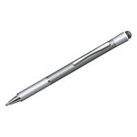 サンワサプライ シャープペン付きタッチペン（シルバー） PDA-PEN40SV 1個（直送品）
