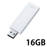 サンワサプライ USB2.0 メモリ UFD-RNS16GW 1個（直送品）