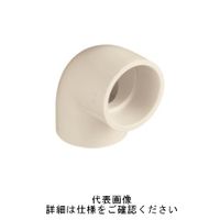 アロン化成 AU継手 90°エルボ AUーDL(アイボリー)ー25 AU-DL(アイボリー)-25 1セット(10個)（直送品）