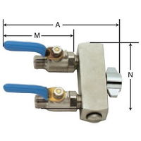 近畿製作所 二又ボールコック NO.22BF 1個（直送品）