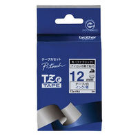 ピータッチ テープ 幅12mm 白布ラベル(青文字) TZe-FA3 1個 ブラザー
