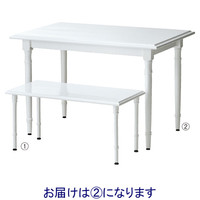 ストア・エキスプレス 木製テーブル ロクロ脚 ホワイト 大 2215-612（直送品）