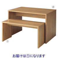 ストア・エキスプレス 木製コの字型ネストテーブル ラスティック柄 2227-545（直送品）