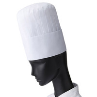 コック帽 3L ホワイト 15-0006 1個 サーヴォ（旧サンペックスイスト）（直送品）