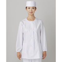 女性用白衣長袖 M ホワイト FA333-0002 1着 サーヴォ（旧サンペックスイスト）（直送品）