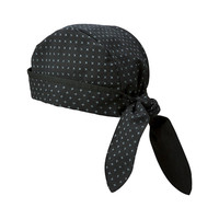 バンダナ帽 フリー ブラック JA6815 サーヴォ（旧サンペックスイスト）（直送品）