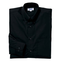 男女兼用長袖シャツ 3L ブラック Y5805-0006 1着 サーヴォ（旧サンペックスイスト）（直送品）
