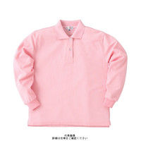 クロダルマ（KURODARUMA） レディース長袖ポロシャツ（脇スリット） ピンク