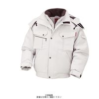 クロダルマ 防寒ジャンパー シルバー L 54732ー40ーL 54732-40-L 1枚（直送品）