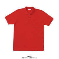 クロダルマ（KURODARUMA） 半袖ポロシャツ（ちょうちん袖）（脇スリット） レッド
