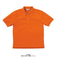 クロダルマ（KURODARUMA） レディース半袖ポロシャツ（ちょうちん袖）（脇スリット） オレンジ