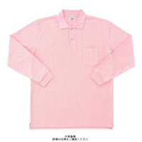 クロダルマ（KURODARUMA） 長袖ポロシャツ（脇スリット） ピンク