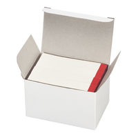 コクヨ 再生紙ふせん<K2> 75×12.5 白（赤帯）色 K2メ-R7512WX20 1セット（100冊：20冊入×5箱）（直送品）